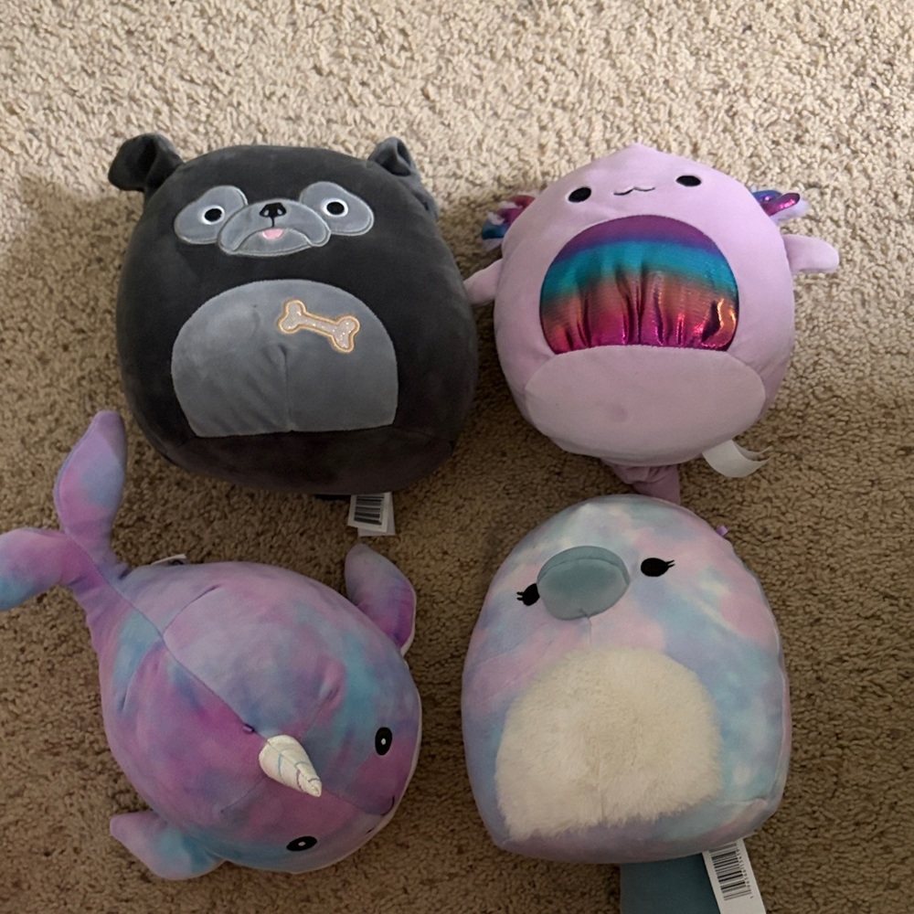 4 Squishmallow Bundle